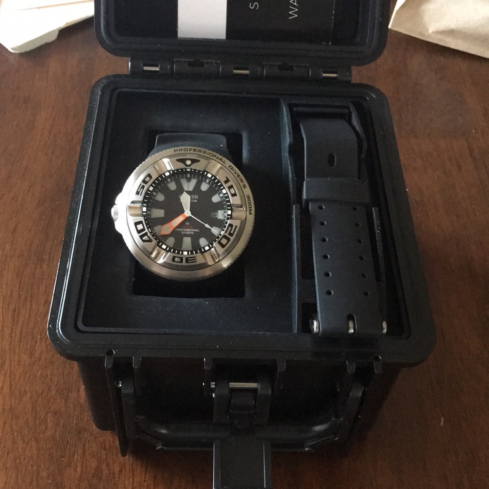 Men’s Citizen Eco Drive Diver’s Watch 300m